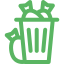 Shrinkage and waste tracking icon