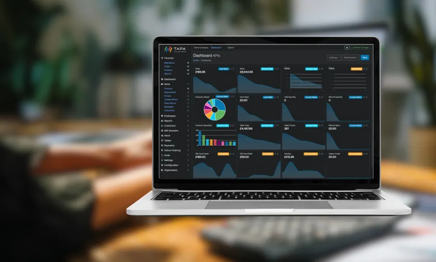 Cloud back office dashboards