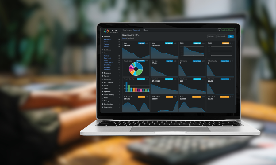 Cloud back office dashboards