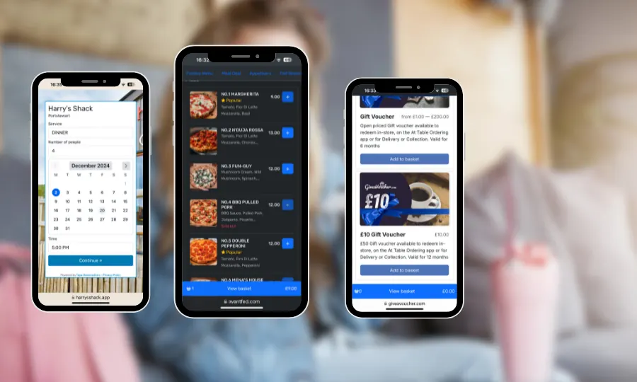Take online payments and connect services