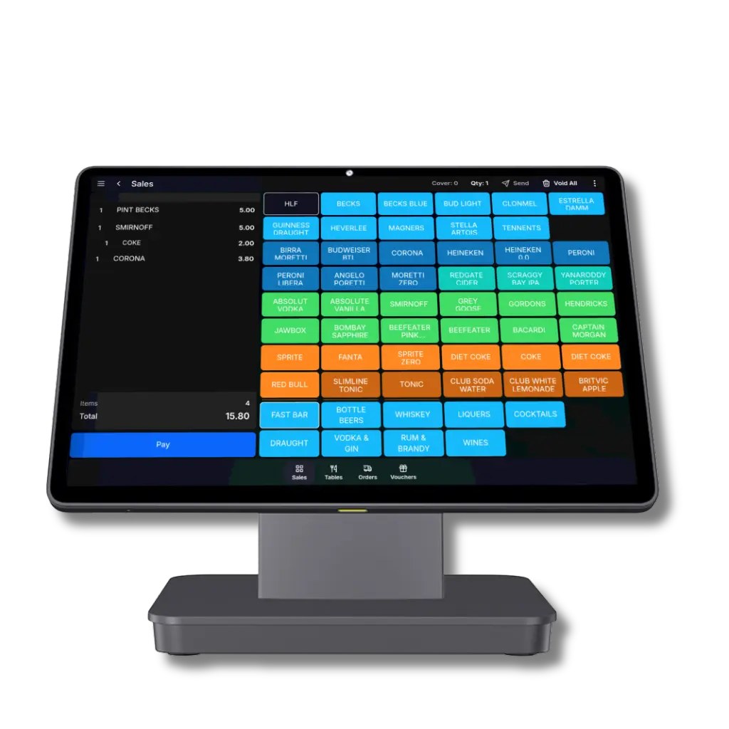 TapaGo Tablet POS with payment terminal