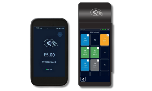 TapaPay integrated payments showing card terminal and POS connection