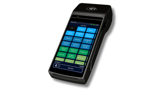 Festival bar using TapaPOS and TapaGo handhelds for fast, mobile payments at an outdoor event