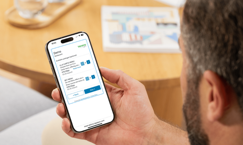 Reservation deposit and pre-authorised booking displayed in Tapa Table system
