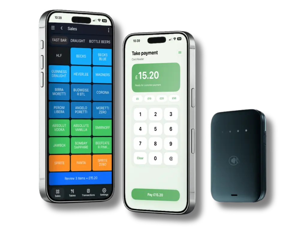 TapaGo Mobile cloud POS on a portable Android device