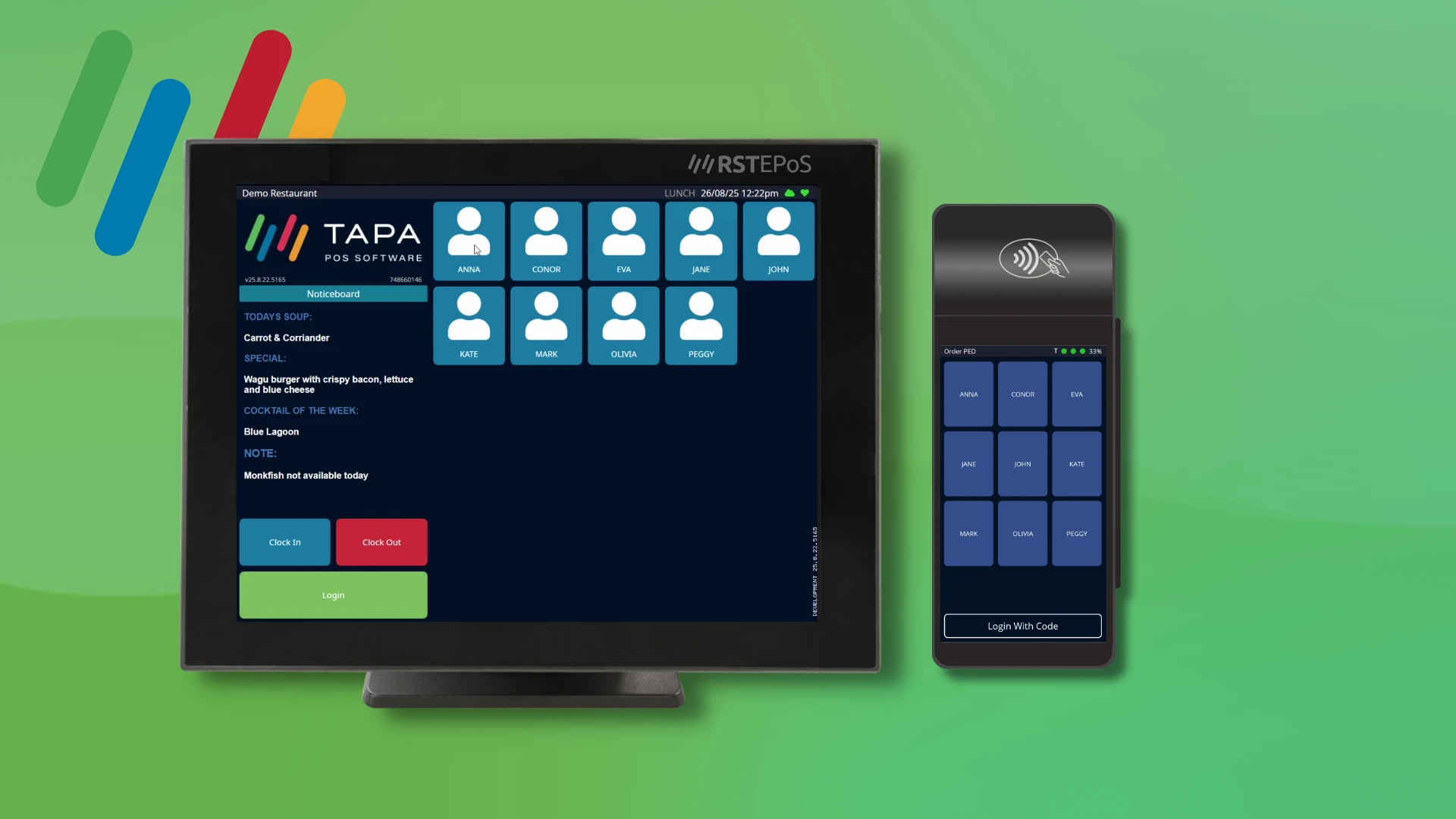 Integrated card payments demo