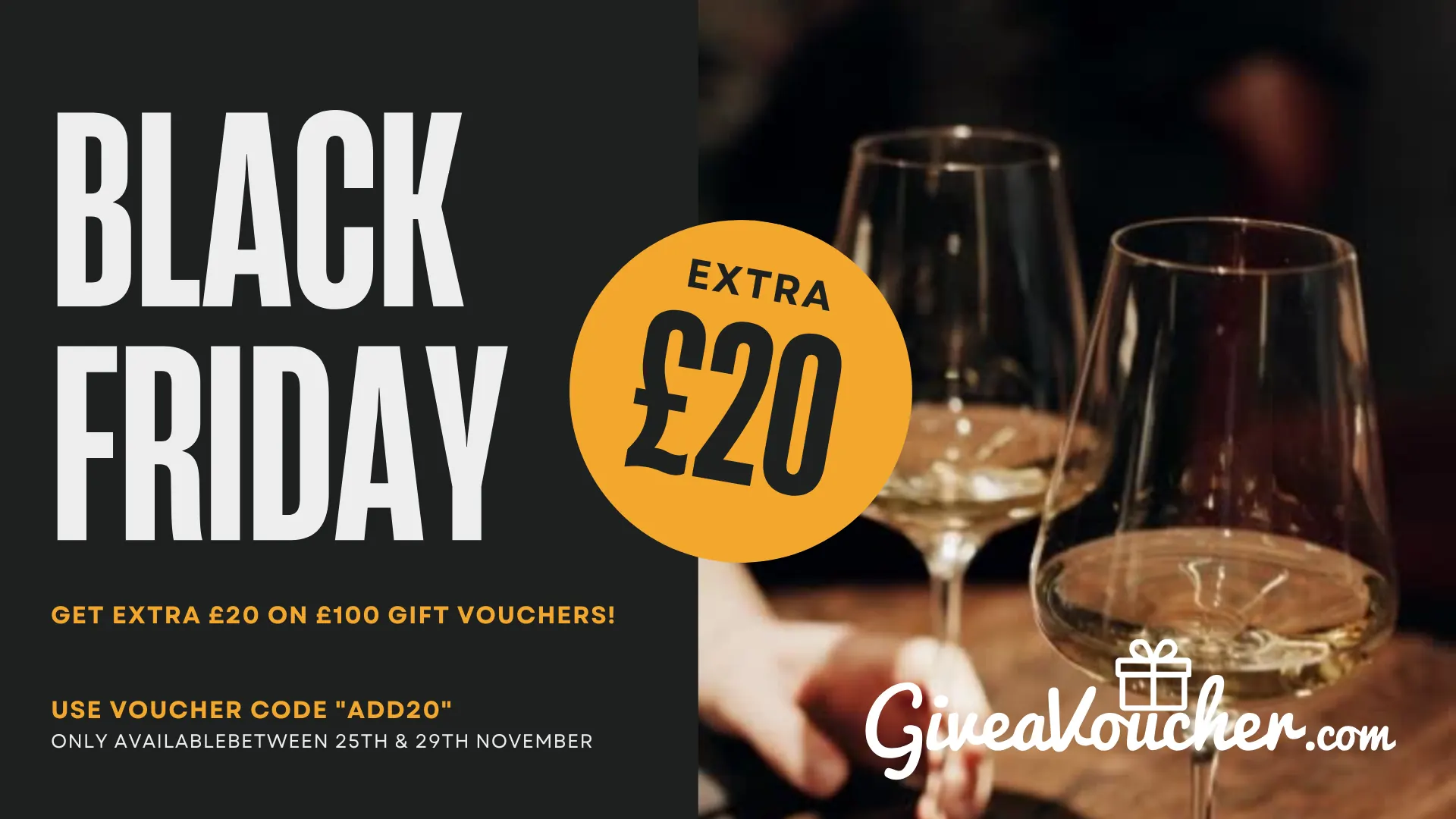Example giveavoucher promotion on a tablet screen