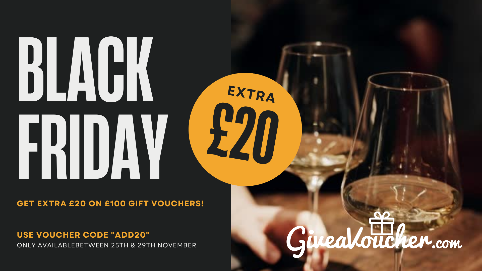 GiveaVoucher promotions dashboard showing active voucher offers and setup options